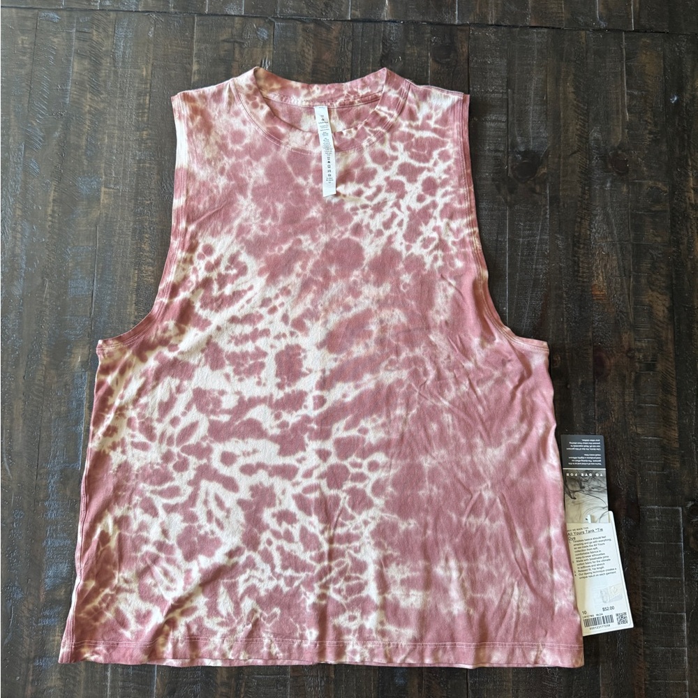 Lululemon All Yours Tank Tie-Dye Sz 10 NWT